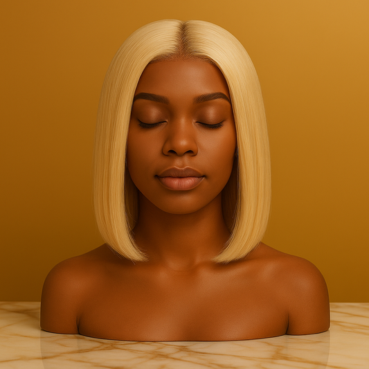 Blonde Straight Bob Wig